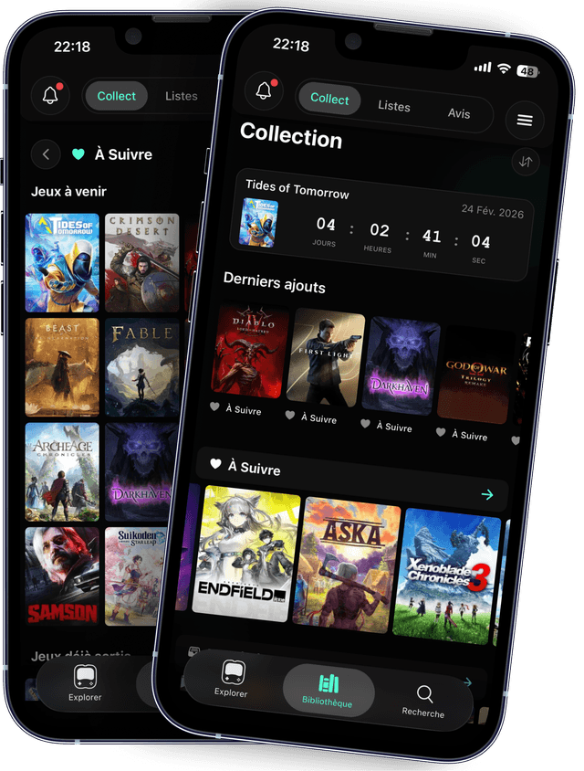 Aperçu de l'application